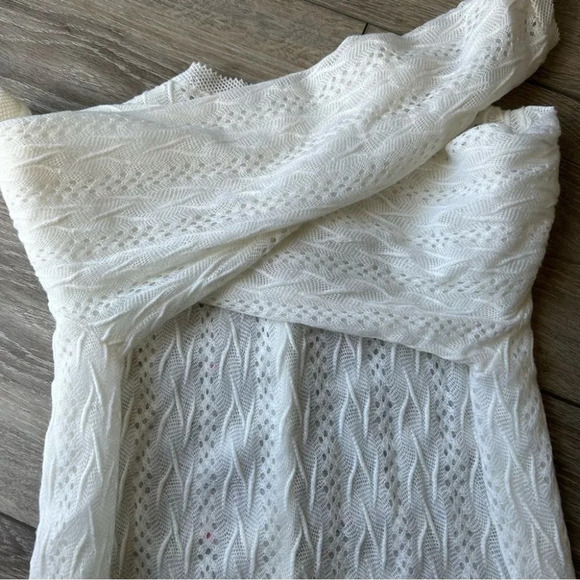 Vintage Barbra Sue Floral Embroidery Crochet Lightweight Cardigan - Picture 14 of 14